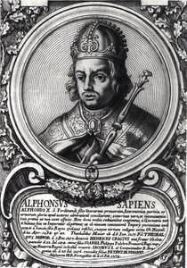 Retrato de Alfonso X (1221-84) 